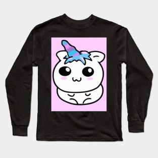 Bubblegum Dissociated Unicornia Ball; Pink Unicorn; From: Unicornia Ball Collection Long Sleeve T-Shirt